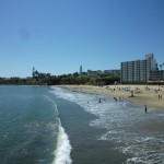 食事をしたホテルが見えます