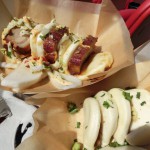 こちらが豚と鴨の点心(steamed buns)