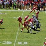 ゲーム開始! お相手はサンディエゴ・チャージャーズ