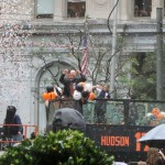 冷静なハドソン投手もガッツポーズ