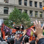 優勝3回を祝うフロート