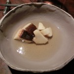 タラと松茸。お汁をスプーンですくいたかった・・・