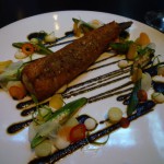 魚のフライ、衣はそば粉だったと