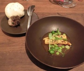 ベビーコーンとトリュフまんじゅう