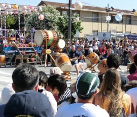 サンノゼ太鼓の熱演