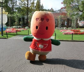 ちゅーりーちゃんが、お出迎え