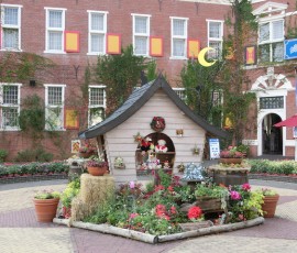 園内はクリスマスの準備