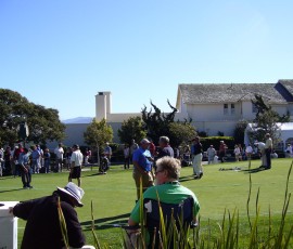 インタビューを受ける若手人気プロ、ジェイソン・ゴア