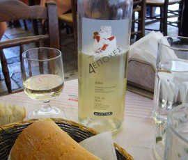 ブタリの白ワイン。賞をもらったとか