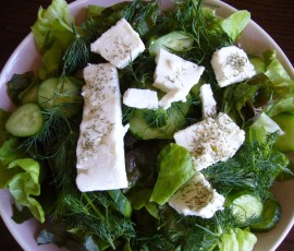 25.トマトなしで田舎風サラダに