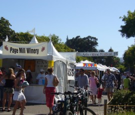 ロスアルトスのアート&ワイン・フェスティバル