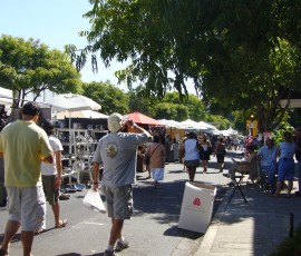 ビールをグイと飲み干すお兄さん