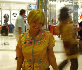 ショーのキャスト、リーシャちゃん