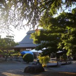 ちょっと日本式の庭園