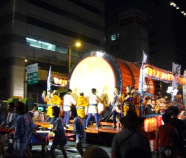 お囃子の締め太鼓