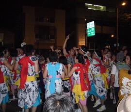 こちらは若手の跳人たち