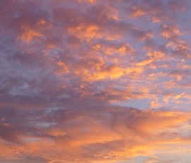 日が落ちた直後です