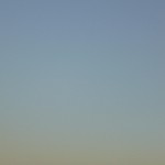 9月1日、空には半月