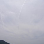 龍のように天へ昇る雲