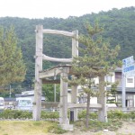 この街には木のオブジェがたくさん
