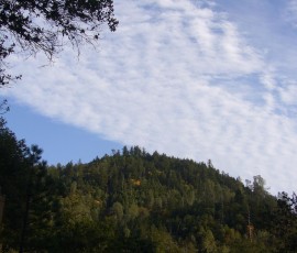 着いた日だけは晴れ