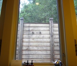 バスタブから自然を楽しむ