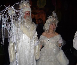 雪の精と王様も登場