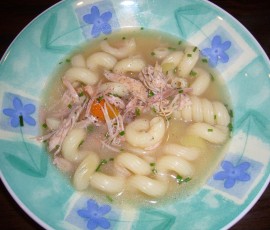 七面鳥のスープは絶品です!