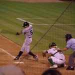 打った!・・・ 残念ながらゲッツー