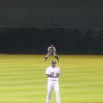 センターを守るイチロー選手