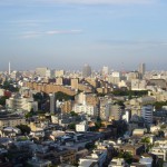 西に見えるは渋谷区広尾のあたり