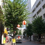麻布十番商店街は、お祭りを控える