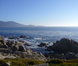 モントレーの海は霧もなく快晴!
