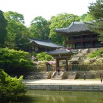 芙蓉池に面する楼閣。昌徳宮で最も好まれるワンショット