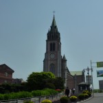 近くの明洞(ミョンドン)の丘にはカトリック明洞大教会