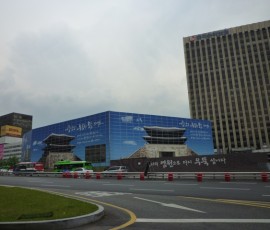 こちらが修復中の南大門(ナムデムン)