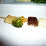 えびと貝柱の串焼き