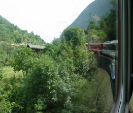 列車に乗って、いざマッターホルンへ!