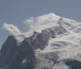 わたしのお気に入り、モンテローザから立ち昇る雲