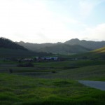 ゴルフコースに隣接するワイナリーの工場