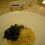 カニとリコッタチーズのラビオリ