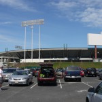 球場のオークランド・コロシアム