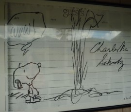 スヌーピーの作者チャールズ・シュルツさんもびっくり
