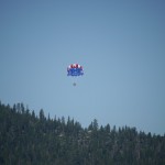 あちら側から、気球かと思ったら