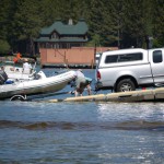 さて、ボートを湖に浮かべましょうか