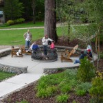 火がたかれると、マシュマロを焼くのが習慣