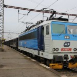 先頭の機関車。チェコ共和国からはこれで出発