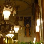 アールヌーボーなレストラン店内