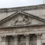 王家の紋章。ライオンとユニコーン