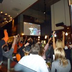 リーグ優勝が決まった瞬間! 画面はクローザーのロモ投手